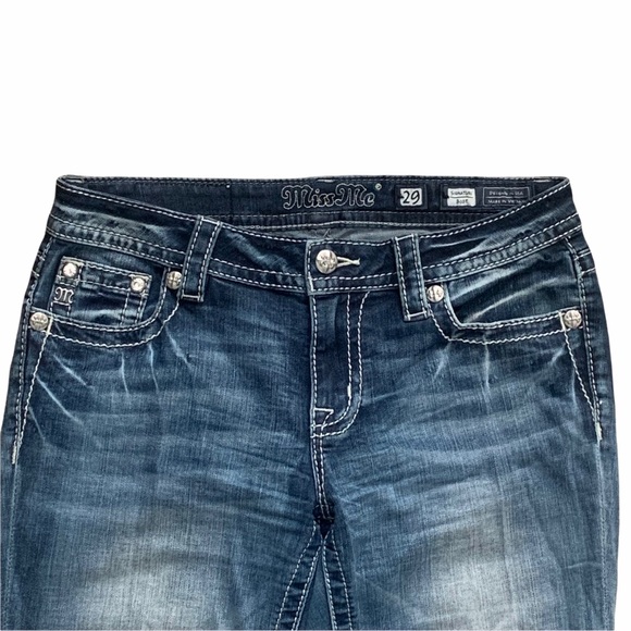 Miss Me Signature Boot Cut Denim Jeans Size 29 - Picture 5 of 13